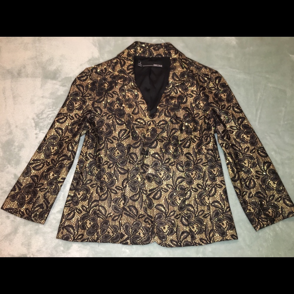 Black and Gold Blazer